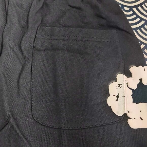 Denim Tears The Cotton Wreath Black Shorts - Picture 8 of 10